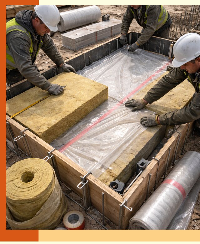 Теплоизоляция опалубки для строительства в Кулебаках
